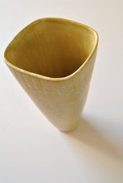 Rörstrand Gunnar Nylund Light Yellow Green Vase