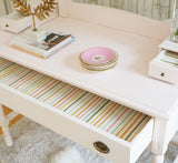 Vintage Blush and White Desk